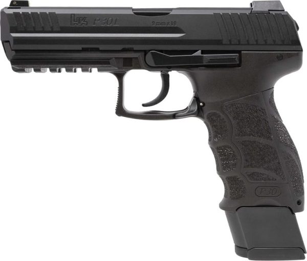 Heckler and Koch P30L V1 9mm 4.45" Barrel 17/20-Rounds