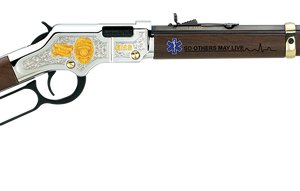 Henry Repeating Arms EMS Tribute Edition Nickel .22 LR 20" Barrel 16-Rounds