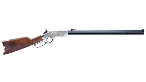 Henry Original Silver Deluxe Engraved Lever Action Rifle Walnut 44-40 Win 24.5 inch 13 rd
