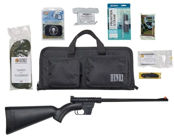 Henry Survival Pack: AR-7 Rifle .22 LR 16.13" Barrel 8-Rounds w/Survival Gear & Carry Case