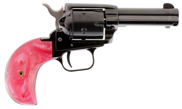 Heritage Firearms Rough Rider .22 LR/.22 Mag 3.50" Barrel 6-Rounds Pink Pearl Grip