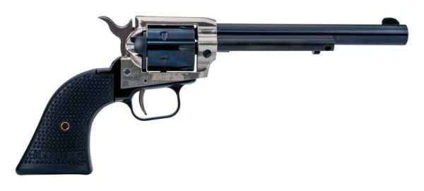 Heritage Firearms Rough Rider Small Bore Nickel / Black .22 LR 6.5" Barrel 6-Rounds