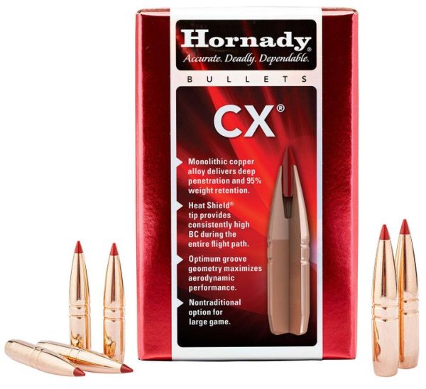 Hornady CX Reloading Bullets 30 CAL 180-Grain 50-Count