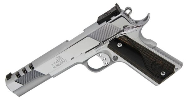 Iver Johnson 1911 Eagle XLC Ported Chrome .45 ACP 6" Barrel 8-Rounds