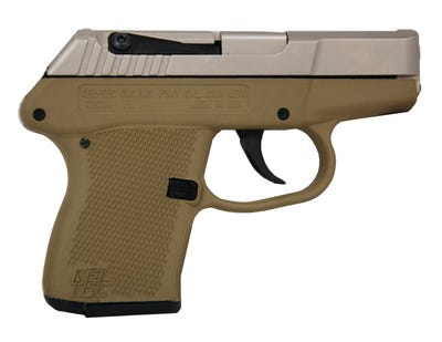 Kel-Tec P-3AT .380ACP 2.76-inch Barrel 6rd Nickel Boron Slide Tan Frame Kel-Tec P-3AT .380ACP 2.76-inch Barrel 6rd Nickel Boron Slide Tan Frame - HANDGUNS - Miami Shooters Supply