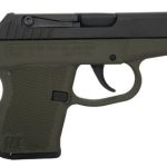 Kel-Tec P-3AT .380ACP 2.76-inch Barrel 6rd Black Slide Green Frame
