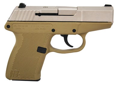 Kel-Tec P-11 9mm 3.1-inch Barrel 10rd Nicel Boron Slide Tan Frame Kel-Tec P-11 9mm 3.1-inch Barrel 10rd Nicel Boron Slide Tan Frame - HANDGUNS - Miami Shooters Supply