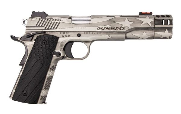 Kimber 1911 Independence Silver .45 ACP 5" Barrel 8-Rounds w/ Comp