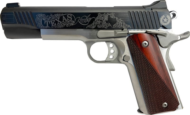 Kimber Custom II Two Tone Black/ Stainless 45ACP 5 Inch 7 Rd "Texas" GrabAGun Exclusive Kimber Custom II Two Tone Black/ Stainless 45ACP 5 Inch 7 Rd "Texas" GrabAGun Exclusive - 1911 - Miami Shooters Supply