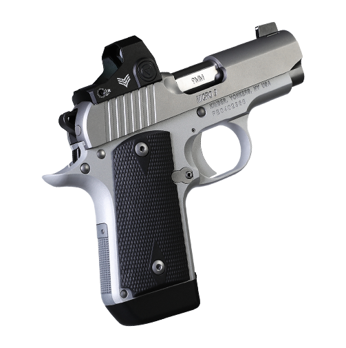 Kimber Micro 9 Stainless OI Silver 9mm 3.15" Barrel 7-Rounds With Swampfox Sentinel Optic Kimber Micro 9 Stainless OI Silver 9mm 3.15" Barrel 7-Rounds With Swampfox Sentinel Optic - 1911 - Miami Shooters Supply