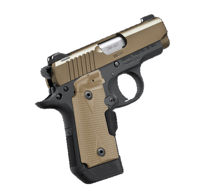Kimber Micro Desert Tan .380 ACP 2.75" Barrel 7-Rounds Crimson Trace Lasergrips Kimber Micro Desert Tan .380 ACP 2.75" Barrel 7-Rounds Crimson Trace Lasergrips - 1911 - Miami Shooters Supply