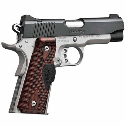 Kimber Pro Carry II Black / Stainless 9mm 4" Barrel 7-Rounds w/ Laser Grips Kimber Pro Carry II Black / Stainless 9mm 4" Barrel 7-Rounds w/ Laser Grips - 1911 - Miami Shooters Supply