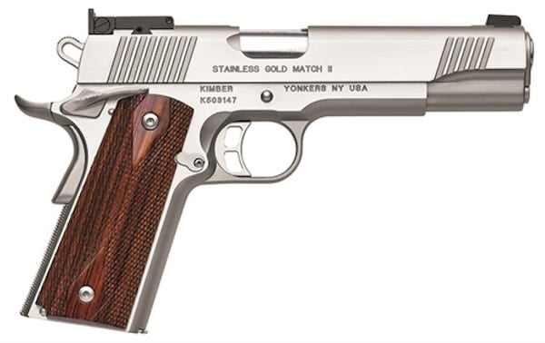 Kimber Stainless Gold Match II .45 ACP 5" Barrel 8-Rounds Kimber Stainless Gold Match II .45 ACP 5" Barrel 8-Rounds - 1911 - Miami Shooters Supply