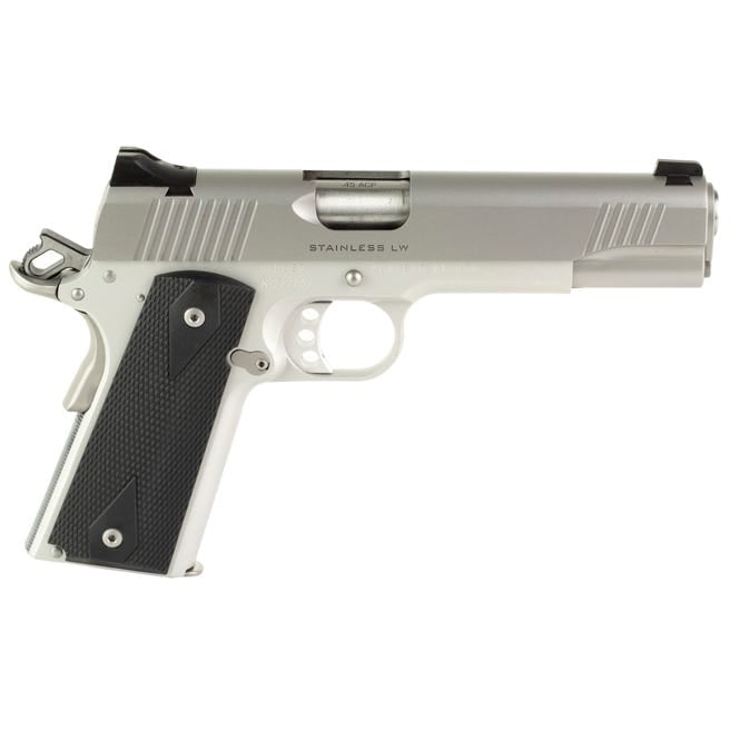 Kimber Stainless LW Silver .45 ACP 5" Barrel 7-Rounds Kimber Stainless LW Silver .45 ACP 5" Barrel 7-Rounds - 1911 - Miami Shooters Supply