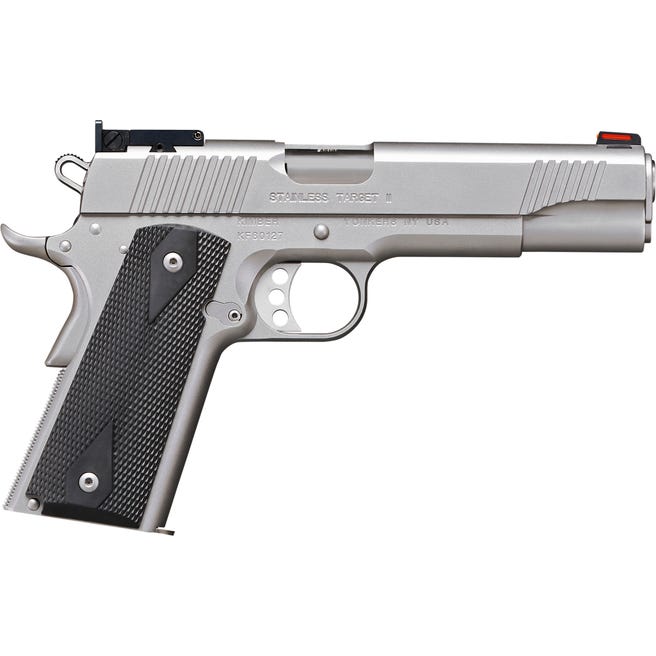 Kimber Stainless Target II Silver 9mm 5" Barrel 9-Rounds Kimber Stainless Target II Silver 9mm 5" Barrel 9-Rounds - 1911 - Miami Shooters Supply