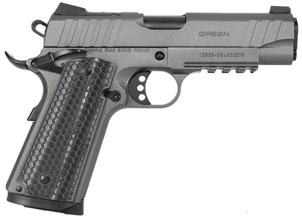 EAA Corp Girsan MC1911 C Influencer Tungsten .45 ACP 4.25" Barrel 8-Rounds