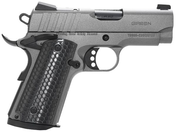 EAA Corp Girsan MC1911SC Influencer Tungsten 9mm 3.4" Barrel 7-Rounds