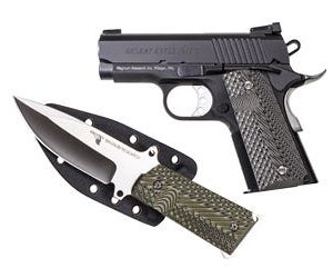 Magnum Research Desert Eagle 1911 Undercover Matte Black .45 ACP 3-inch 6Rds W/ Knife - HANDGUNS - Miami Shooters Supply