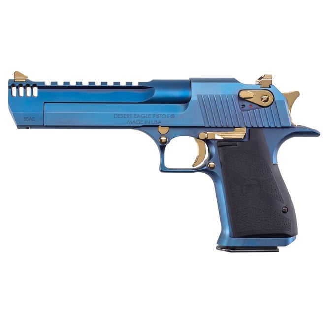 Magnum Research Desert Eagle Mark XIX Carbo Blue .50 AE 6" Barrel 7-Rounds Magnum Research Desert Eagle Mark XIX Carbo Blue .50 AE 6" Barrel 7-Rounds - HANDGUNS - Miami Shooters Supply