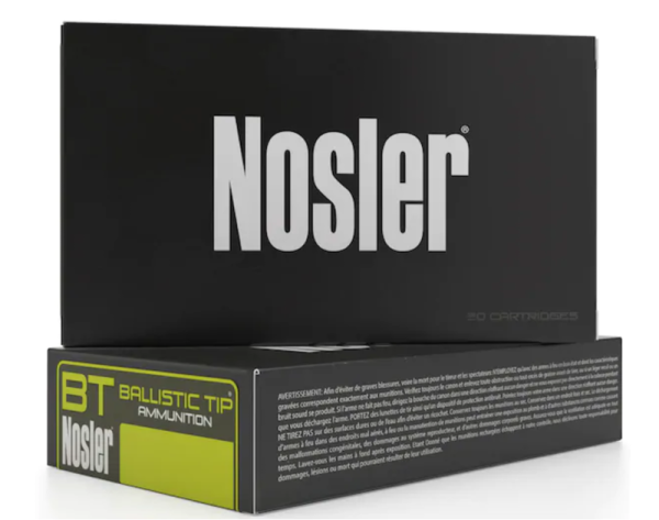 Nosler BT Varmint Ammunition 223 Remington 55 Grain Ballistic Tip Varmint 20 Rounds