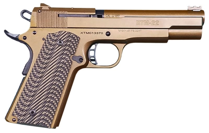 Rock Island Armory XT22 Magnum Burnt Bronze .22 Mag 5" Barrel 14-Rounds Rock Island Armory XT22 Magnum Burnt Bronze .22 Mag 5" Barrel 14-Rounds - 1911 - Miami Shooters Supply