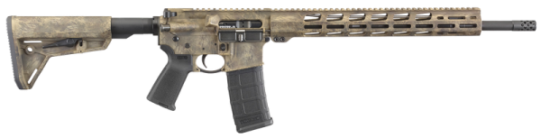 Ruger AR-556 MPR Frazzled Brown 5.56 / .223 Rem 18" Barrel 30-Rounds