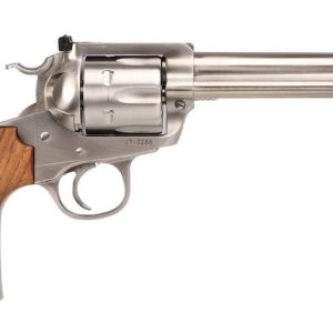 Ruger Bisley Flattop Stainless / Walnut .45 ACP / .45 Colt 5.5" Barrel 6-Rounds