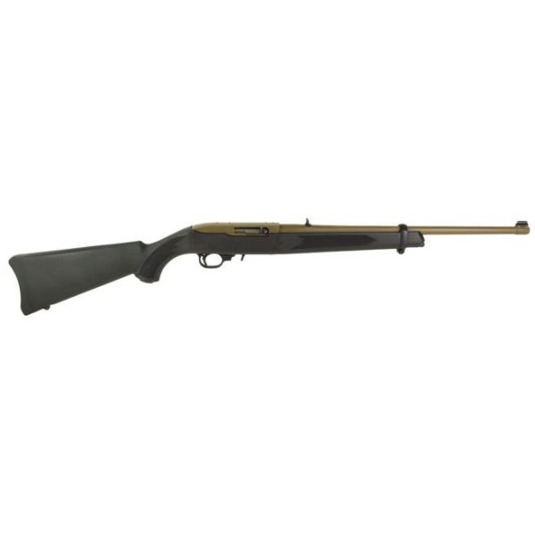 Ruger 10/22 Carbine Black / Flat Dark Earth .22 LR 18.5" Barrel 10-Rounds