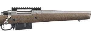 Ruger M77 Hawkeye Long-Range Hunter 6.5 PRC 22" Barrel 3 RDs Brown