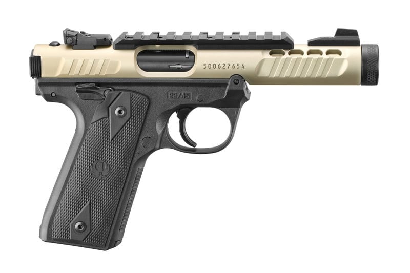 Ruger Mark IV 22/45 Lite Champagne .22 LR 4.4" Barrel 10-Rounds Ruger Mark IV 22/45 Lite Champagne .22 LR 4.4" Barrel 10-Rounds - HANDGUNS - Miami Shooters Supply