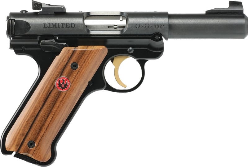 Ruger Mark IV CAHSS Edition Blued/Rosewood .22 LR 4" Barrel 10-Rounds Ruger Mark IV CAHSS Edition Blued/Rosewood .22 LR 4" Barrel 10-Rounds - HANDGUNS - Miami Shooters Supply