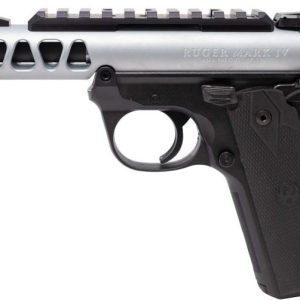 Ruger Mark IV Lite Silver .22 LR 4.4" Barrel 10-Rounds - HANDGUNS - Miami Shooters Supply