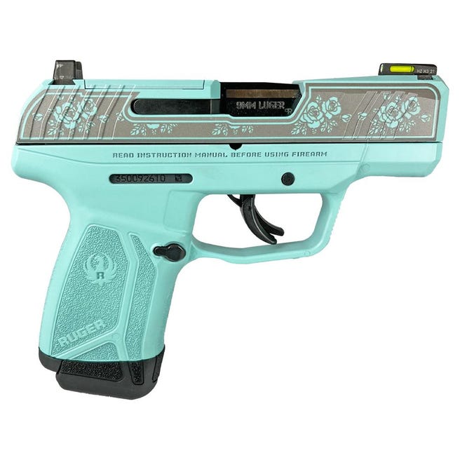 Ruger Max-9 Pro "Tiffany & Roses" 9mm 3.2" Barrel 12-Rounds Ruger Max-9 Pro "Tiffany & Roses" 9mm 3.2" Barrel 12-Rounds - HANDGUNS - Miami Shooters Supply