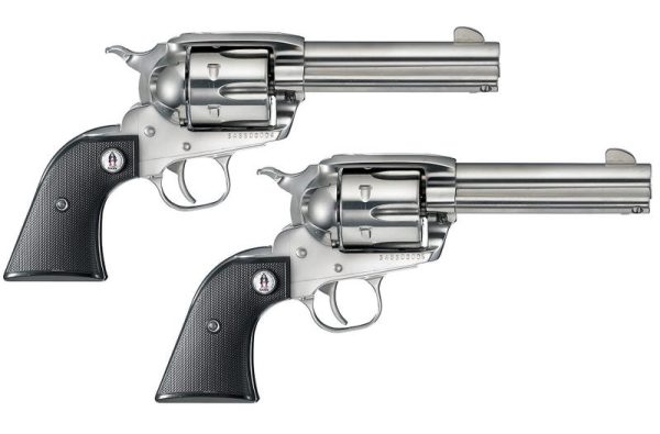 Ruger SASS Vaquero Set Stainless .357 Mag / .38 SPL 4.6" Barrel 6-Rounds