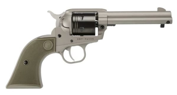 Ruger Wrangler OD Green/Silver .22 LR 4.6" Barrel 6-Rounds