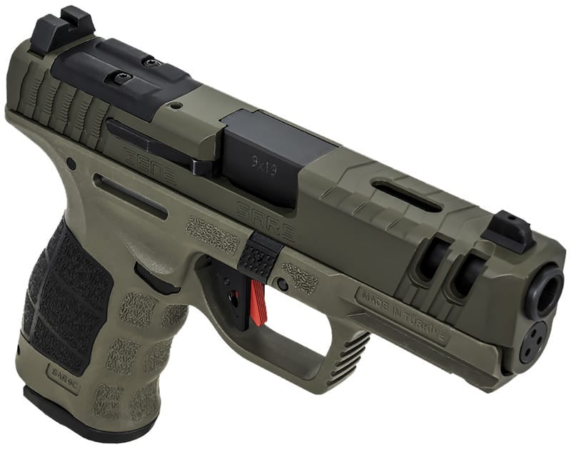 SAR USA SAR9 C Gen3 OD Green 9mm 4" Barrel 15-Rounds SAR USA SAR9 C Gen3 OD Green 9mm 4" Barrel 15-Rounds - HANDGUNS - Miami Shooters Supply