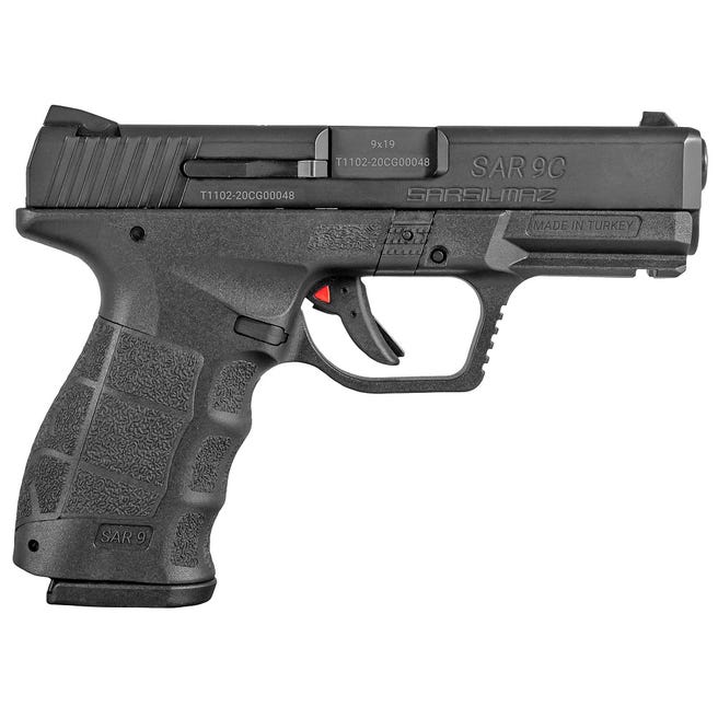 SAR USA SAR9 Compact 9mm 4" Barrel 15-Rounds SAR USA SAR9 Compact 9mm 4" Barrel 15-Rounds - HANDGUNS - Miami Shooters Supply