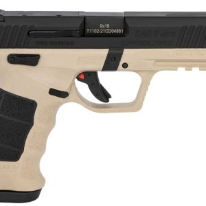 SAR USA SAR9 Mete Safari Tan 9mm Luger 4.5" Barrel 17-Rounds 2 Mags - HANDGUNS - Miami Shooters Supply