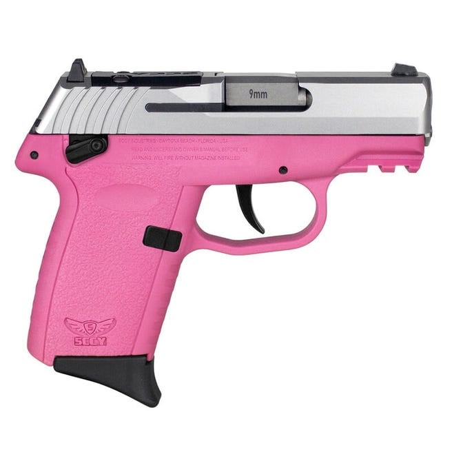 SCCY CPX-1 Gen 3 Pink/Stainless 9mm 3.1″ Barrel 10-Rounds RDR
