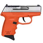 SCCY CPX-3 Orange/Stainless 380 ACP 3.1" Barrel 10 Rounds Optics Ready
