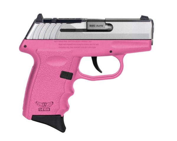 SCCY CPX-3 Pink/ Stainless 380 ACP 3.1" Barrel 10 Rounds Optics Ready
