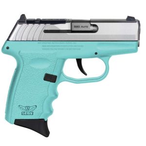 SCCY CPX-3 Turquoise/Stainless 380 ACP 3.1" Barrel 10 Rounds Optics Ready - HANDGUNS - Miami Shooters Supply