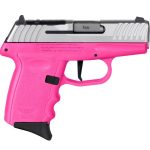 SCCY DVG-1 RDR Pink / Stainless 9mm 3.1 Barrel 10-Rounds