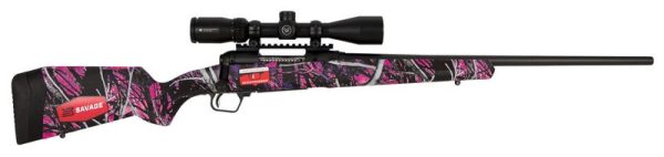 Savage 110 Apex Hunter XP Muddy Girl .243 Win 22" Barrel 4-Rounds with Vortex Crossfire II 3-9x40mm