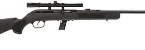 Savage 64 FXP Semi Automatic Rifle Combo  Black  .22 LR 21 inch 10 rd  with 4X15 scope