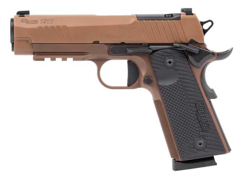 Sig Sauer 1911 X Carry OR Coyote Brown .45 ACP 4.25" Barrel 8-Rounds Sig Sauer 1911 X Carry OR Coyote Brown .45 ACP 4.25" Barrel 8-Rounds - 1911 - Miami Shooters Supply