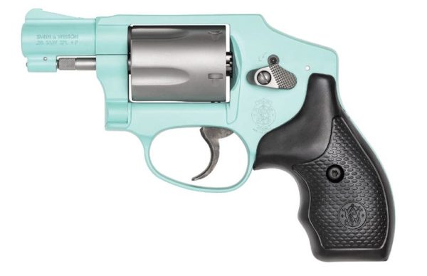 Smith & Wesson 642 Robins Egg Blue .38 Special 1.875" Barrel 5-Rounds