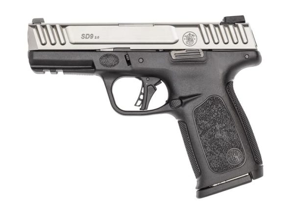 Smith and Wesson SD9 2.0 Black / Stainless 9mm 4" Barrel 10-Rounds