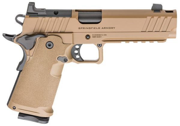Springfield Armory 1911 Prodigy DS Comp AOS Coyote Brown 9mm 5" Barrel 10-Rounds