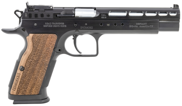 Tanfoglio Gold Match 9mm 6" Barrel 16-Rounds